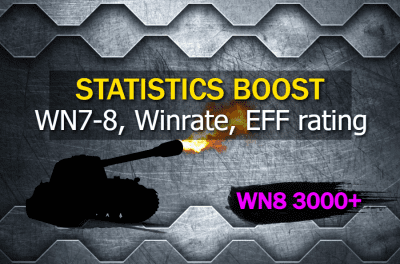 Statistic boost WN8 3000+
